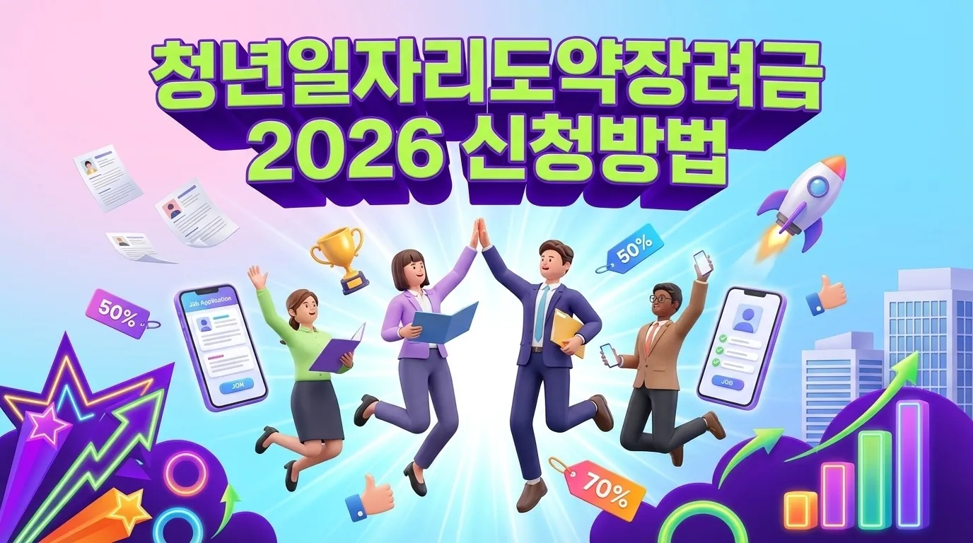 청년일자리도약장려금 2026 신청방법 바로가기