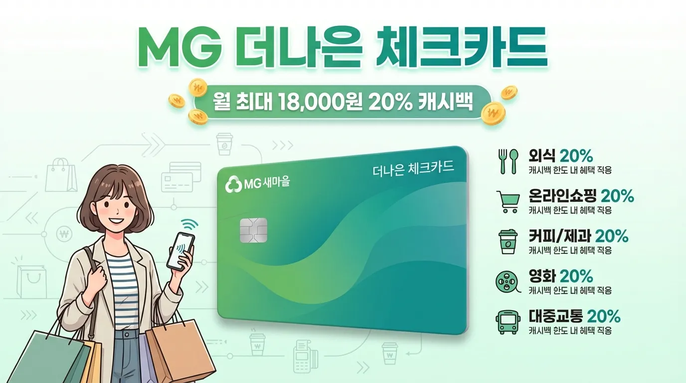 MG 더나은체크카드 발급
