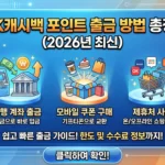 OK캐시백 포인트 출금 방법 총정리 (2026년 최신) OK캐시백 포인트 출금 썸네일