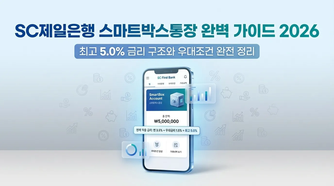 SC제일은행 스마트박스 통장 썸네일