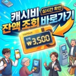 캐시비 잔액 조회 바로가기 캐시비 잔액 조회 바로가기
