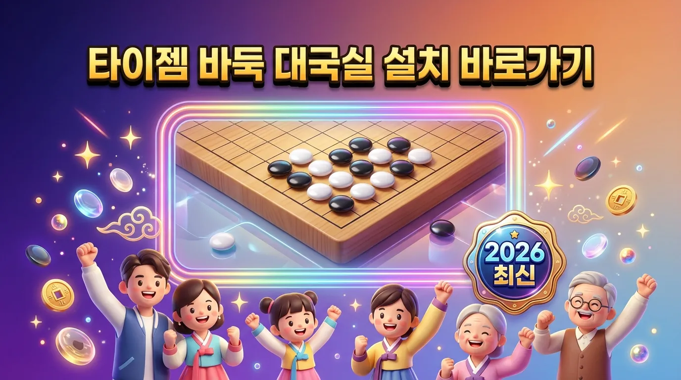 타이젬 바둑 대국실 설치 바로가기