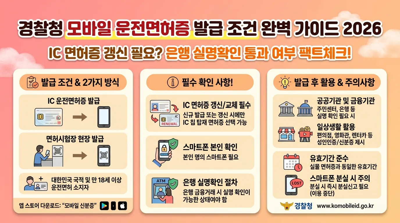 경찰청 모바일 운전면허증 발급 썸네일