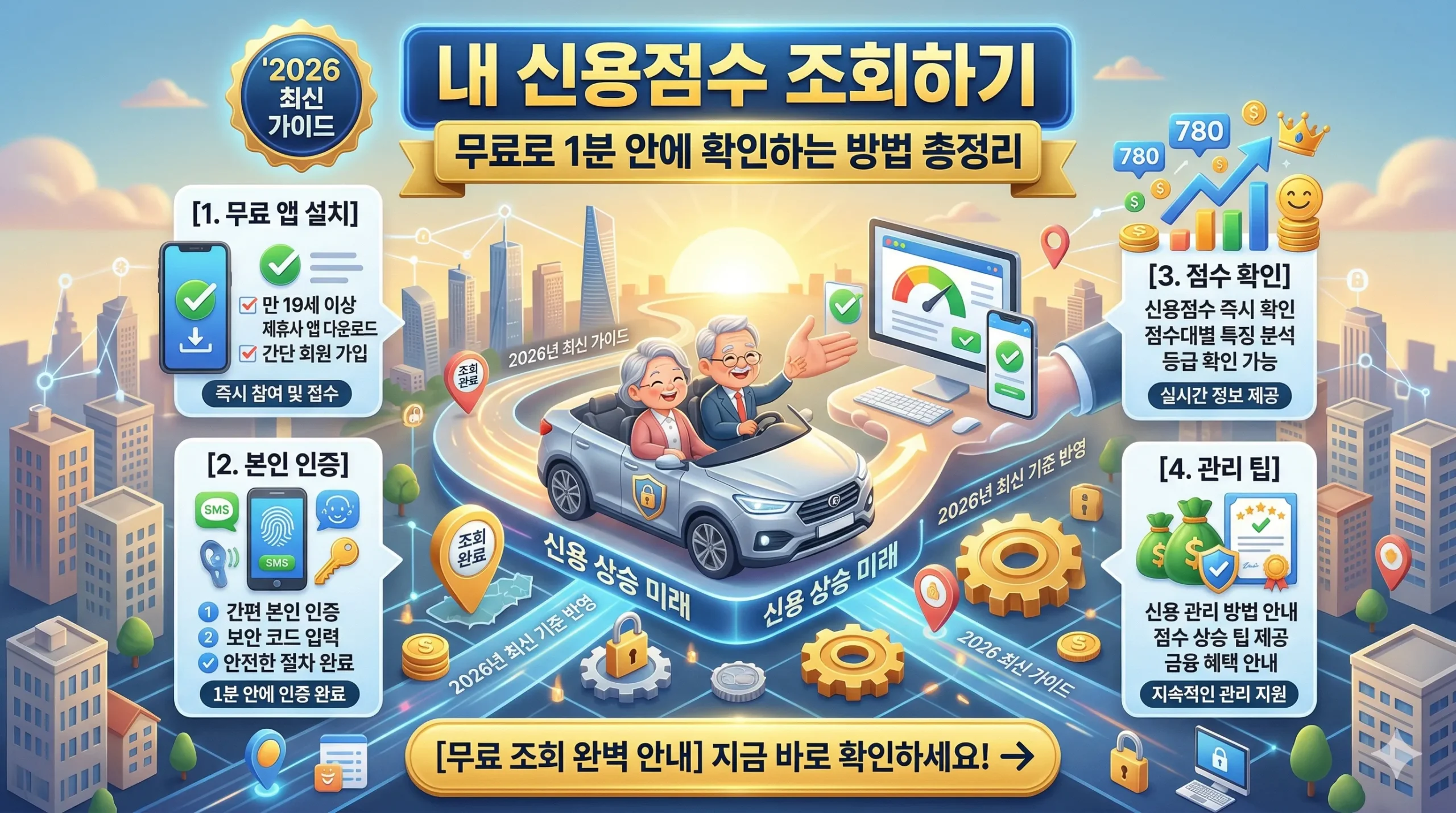 내 신용점수 조회하기 썸네일