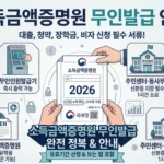 소득금액증명원 발급 썸네일