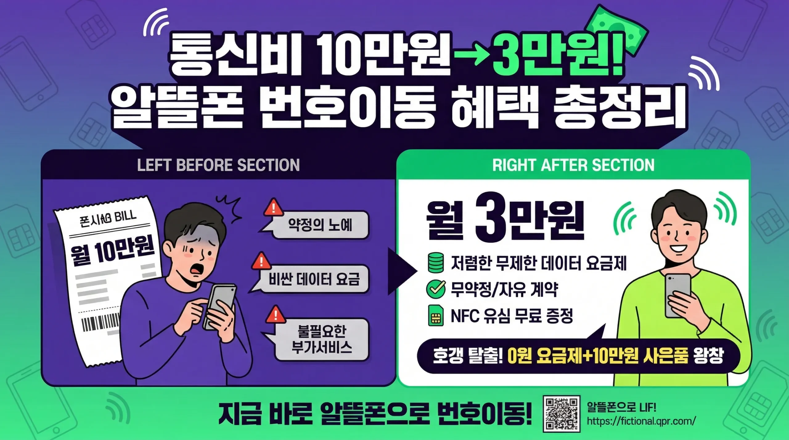 알뜰폰 번호이동 혜택 썸네일