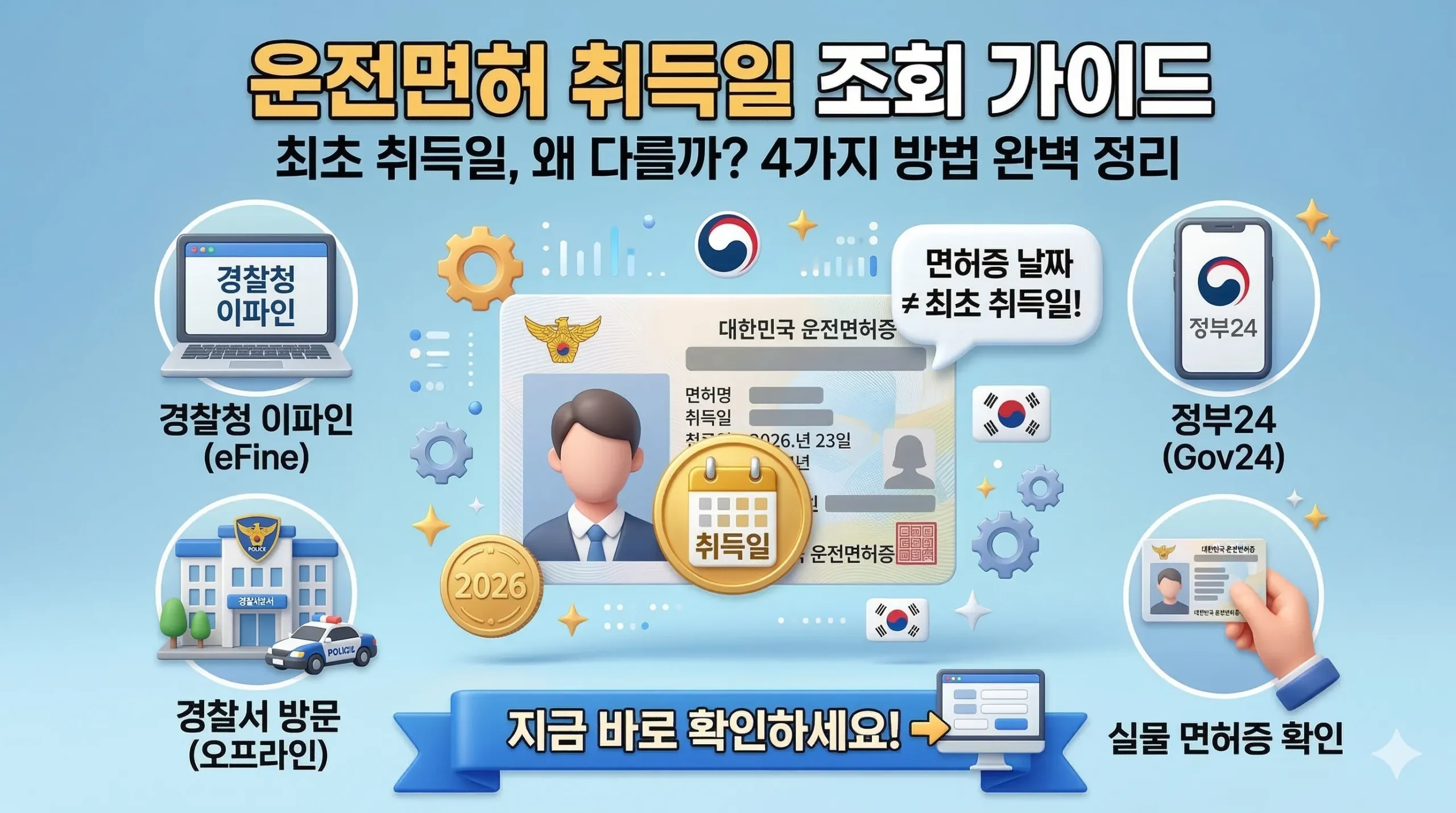 자동차 운전면허 취득일 썸네일