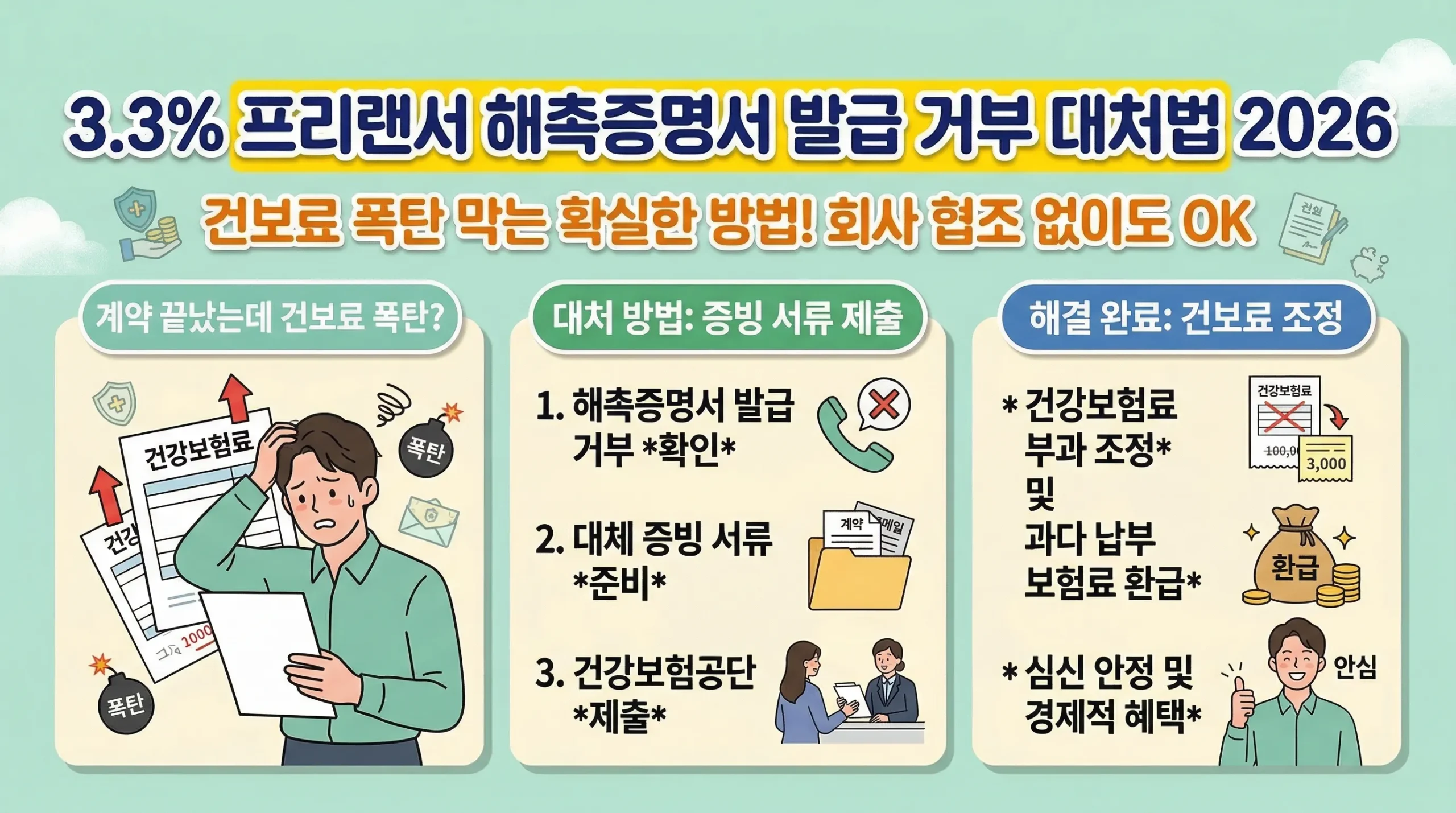 프리랜서 해촉증명서 썸네일