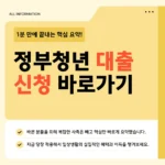 정부청년대출 신청하는법 바로가기 - 버팀목·햇살론유스 지금 바로 확인 정부청년대출 신청 바로가기