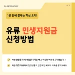 유류 민생지원금 1인당 최대 60만 원 받는 조건·금액·사용처·신청기간 한눈에 보기 유류 민생지원금 1인당 최대 60만 원
