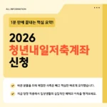 청년내일저축계좌 월 10만 원으로 1,440만 원 받는 조건·서류·신청기간 청년내일저축계좌